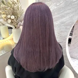 ロング カラー Rio🎀ブリーチ なし透明感♡顔周り♡のヘアスタイル