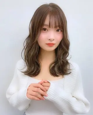 ミディアム ORO 池田店 松永歩莉のヘアスタイル