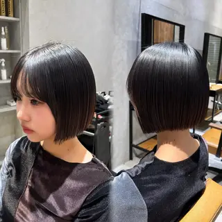 ショート Natsuki/韓国 ボブ/レイヤーカットのヘアスタイル