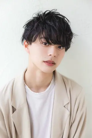 ミディアム メンズ mitbytree Shintaroのヘアスタイル