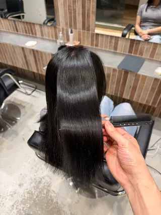 ロング 🫧透明感カラー/ 髪質改善/縮毛/🫧のヘアスタイル