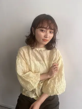 ミディアム SHEA/ショート 似合わせ/大野和恵のヘアスタイル