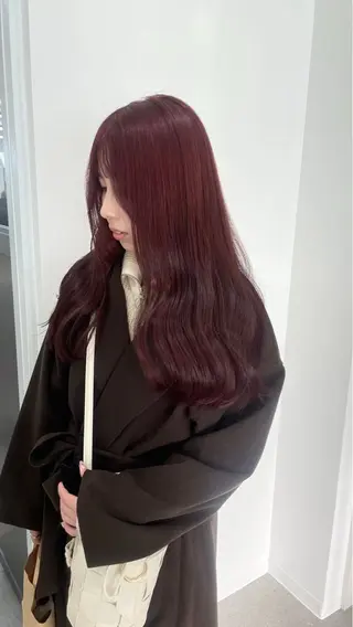 ロング カラー うる艶ストレート♡透 明感カラー♡かずまるのヘアスタイル