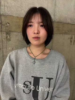 ショート タケ/ボブカット ブリーチモデルのヘアスタイル