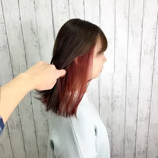 ミディアム 【清瀬】パサツキ 広がり改善川合剛史のヘアスタイル