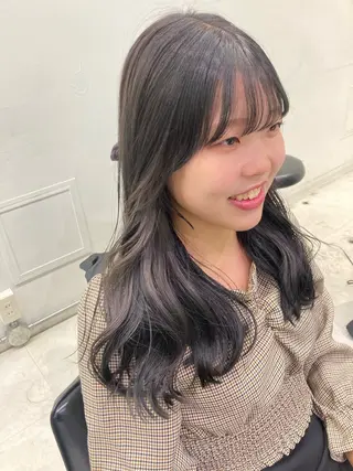 カラー 💖ブリーチなし透明 感💖ASAHIのヘアスタイル