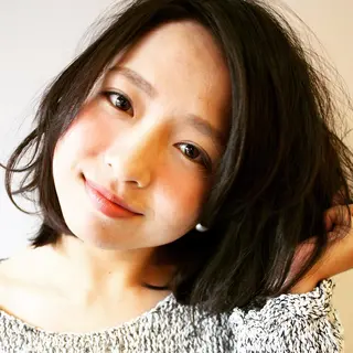 ミディアム パーマ tuuli トゥーリのヘアスタイル