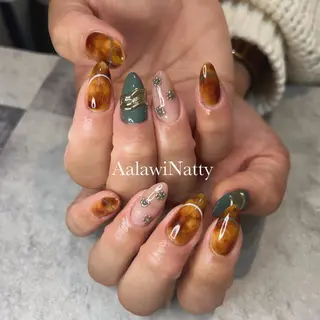 ネイル Aala wi Natty  nail所属・AMANO AKIHOのネイルデザイン