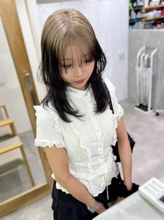 カラー 河原 楓樹のヘアスタイル