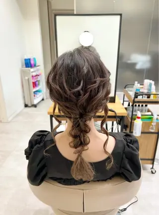 ヘアアレンジ 暖色カラー /ヘアアレンジ/花鈴のヘアスタイル