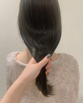 セミロング カラー ヘアアレンジ 山口 樹里のヘアスタイル
