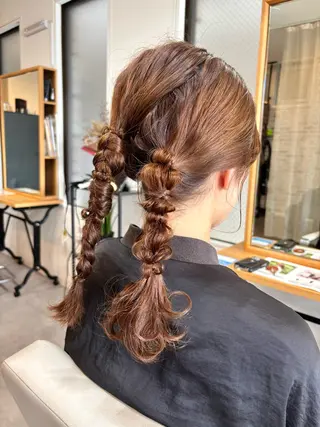 セミロング rinrin 天文館のヘアスタイル