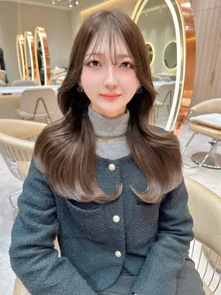 ロング カラー レイヤー❣️縮毛矯 川村利幸のヘアスタイル