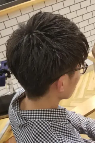 メンズ ばんの かすみのヘアスタイル