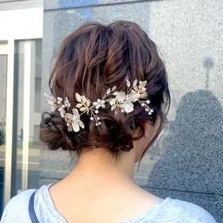 ミディアム ヘアアレンジ 札幌 ヘアアレンジ 🍎 タナカセリナのヘアスタイル