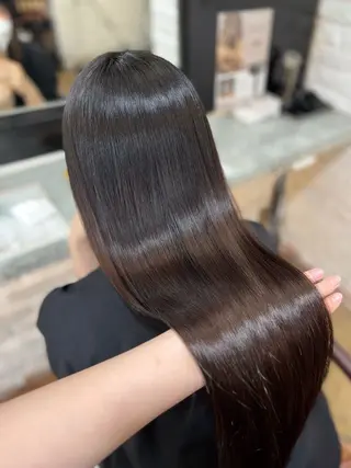 ロング 柳井 遥伽のヘアスタイル