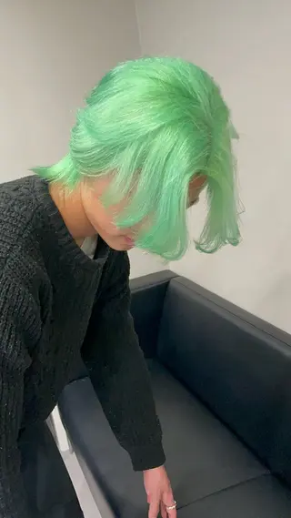 カラー ikiRu ﾊｲﾄｰﾝ/渋谷のヘアスタイル