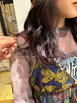 カラー YUI/アイブロウ/ 透明感カラー✨のヘアスタイル