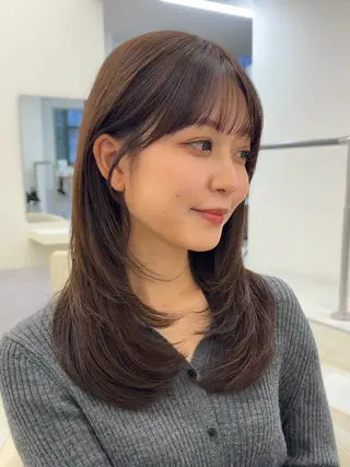 ミディアム hiromu/ レイヤー/渋谷のヘアスタイル