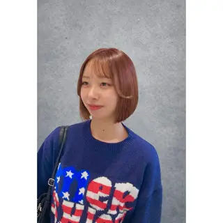 ショート カラー 【こっくりカラー】 🤎Umi🤎のヘアスタイル