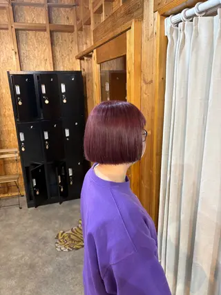 カラー 透けるミルクティー ☕赤味ゼロ★はる吉のヘアスタイル
