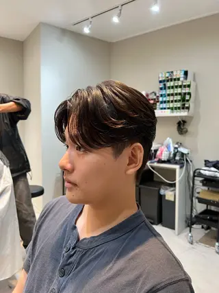 ショート パーマ ダウンパーマ/ 韓流ヘア/下栃棚渚のヘアスタイル