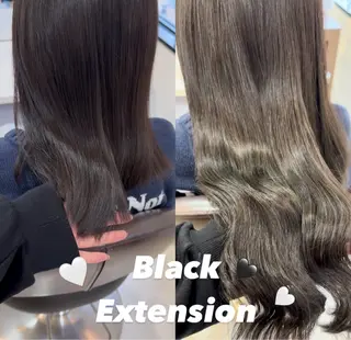 ミディアム カラー エクステ指名数 No.1💖ゆい🌈のヘアスタイル