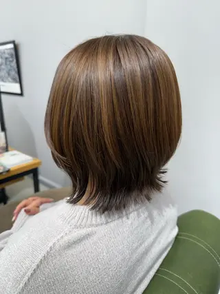 ミディアム 髪質改善/韓国風 /岡崎/松尾優依のヘアスタイル