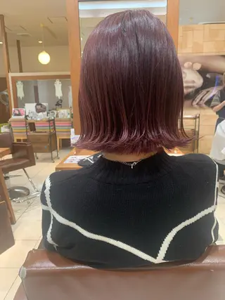ショート カラー ハイトーンカラー🩵 耳ツボジュエリー👂のその他イメージ