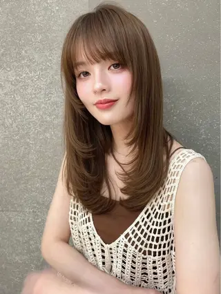 ロング 似合わせレイヤー / minami ⟡.·のヘアスタイル