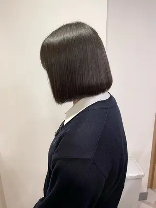 セミロング カラー 向日葵🌻 /レディースカットのヘアスタイル