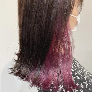 ミディアム カラー ボブ指名No.1 🌼chidaのヘアスタイル