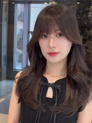 ミディアム 似合わせカット 迫留由弥のヘアスタイル