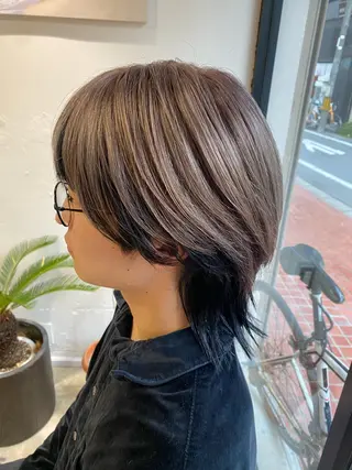 カラー メンズ 🌴パーマオタク🌴 長谷川 諒佑🌈のヘアスタイル