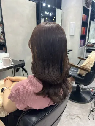 セミロング カラー ヘアアレンジ ar+ ❤︎ maiのヘアスタイル