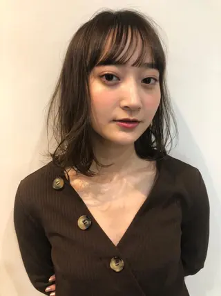 ミディアム カラー パーマ 🌿理想を叶える🌿 似合わせ🌟RISAのヘアスタイル