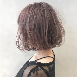 ミディアム シノハラ ガクト ショート/白髪ぼかしのヘアスタイル