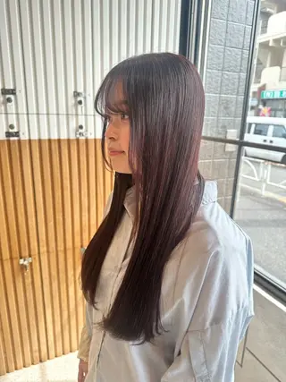 ロング カラー 大前 ほのかのヘアスタイル