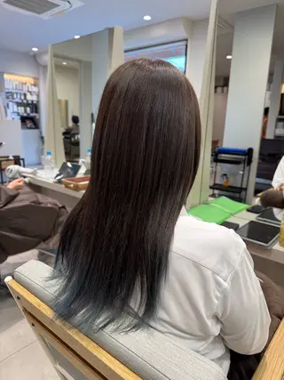 ロング カラー CRECE💫永尾 胡桃のヘアスタイル