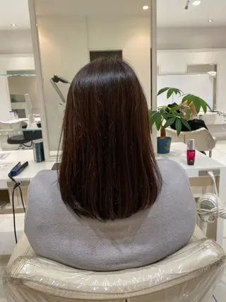 ミディアム カラー 大澤 健介のヘアスタイル