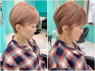 ショート カラー 🫧ショート/ボブ 池袋西口・泡渕✂️のヘアスタイル