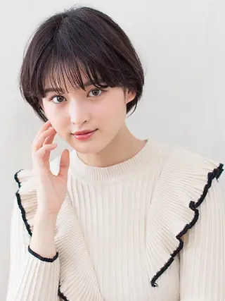 ショート レベンス田町 西谷悠のヘアスタイル