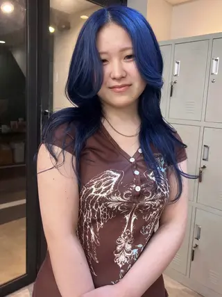 ロング カラー flamme 🫧yumiのヘアスタイル