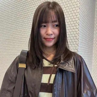 ミディアム 似合わせボブカット/ 髪質改善/細川実知香のヘアスタイル