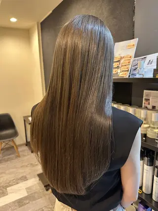 ロング カラー パーマ 髪質改善特化【荻窪】 RYOTOのヘアスタイル