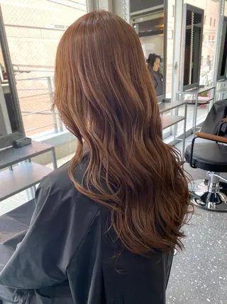 ロング カラー パーマ/ダブルカラー ブリーチ⭐️海斗のヘアスタイル