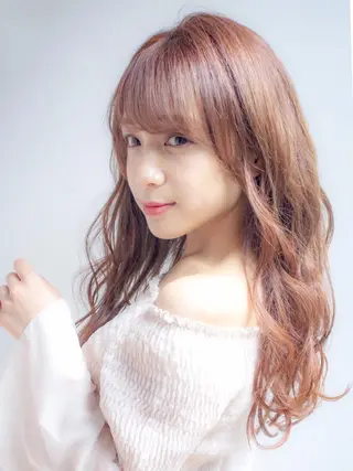 セミロング 林 飛夕也のヘアスタイル