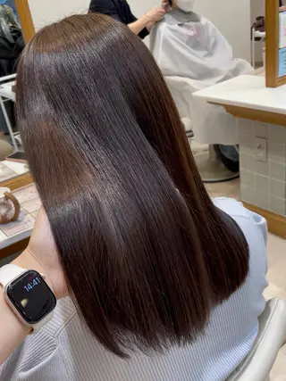 セミロング 髪質改善ケア/透明感 カラー伊藤 千尋のヘアスタイル