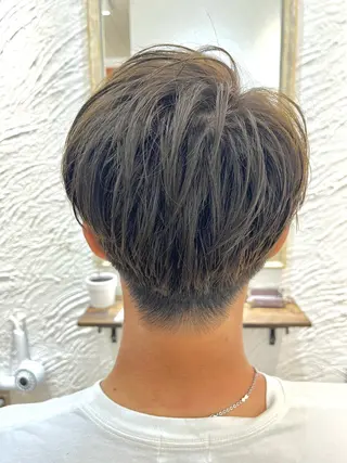 ショート カラー メンズ 🧡透明感/艶髪🧡 正木 亨🍊のヘアスタイル