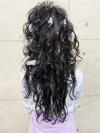 ロング 京都最安価エクステ muuka🦋のヘアスタイル